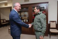 Minister of Defence holds meeting with Belarus Ambassador 