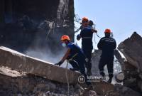 "Surmalu"da meydana gelen patlama sonucunda 8 kişi kayıp. Arama çalışmaları devam ediyor