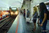 Yerevan'ın Karen Demirçyan Metrosu normal faaliyetine döndü 
