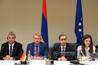 "الترويج للسلوك الجيد والفساد
الحدث المخضض لعرض نتائج مشروع التوأمة للوقاية من الفساد 
في قطاع الدولة في أرمينيا" من الاتحاد الأوروبي 
